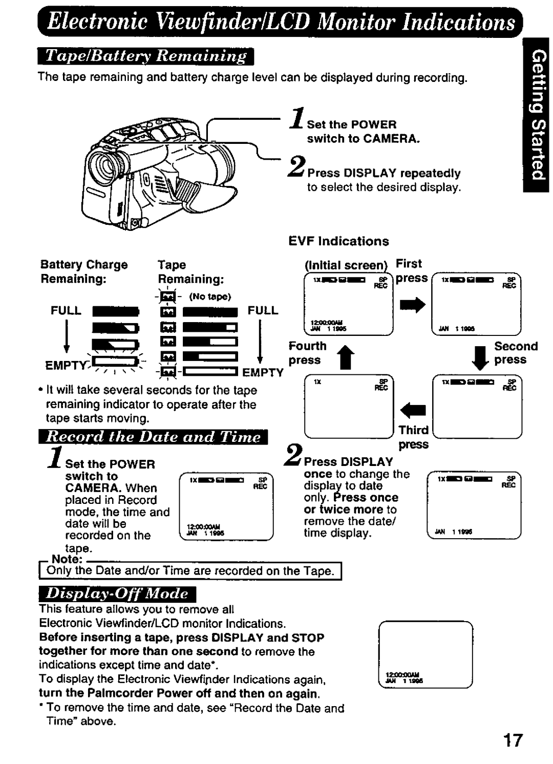 Panasonic PV-L606 manual 