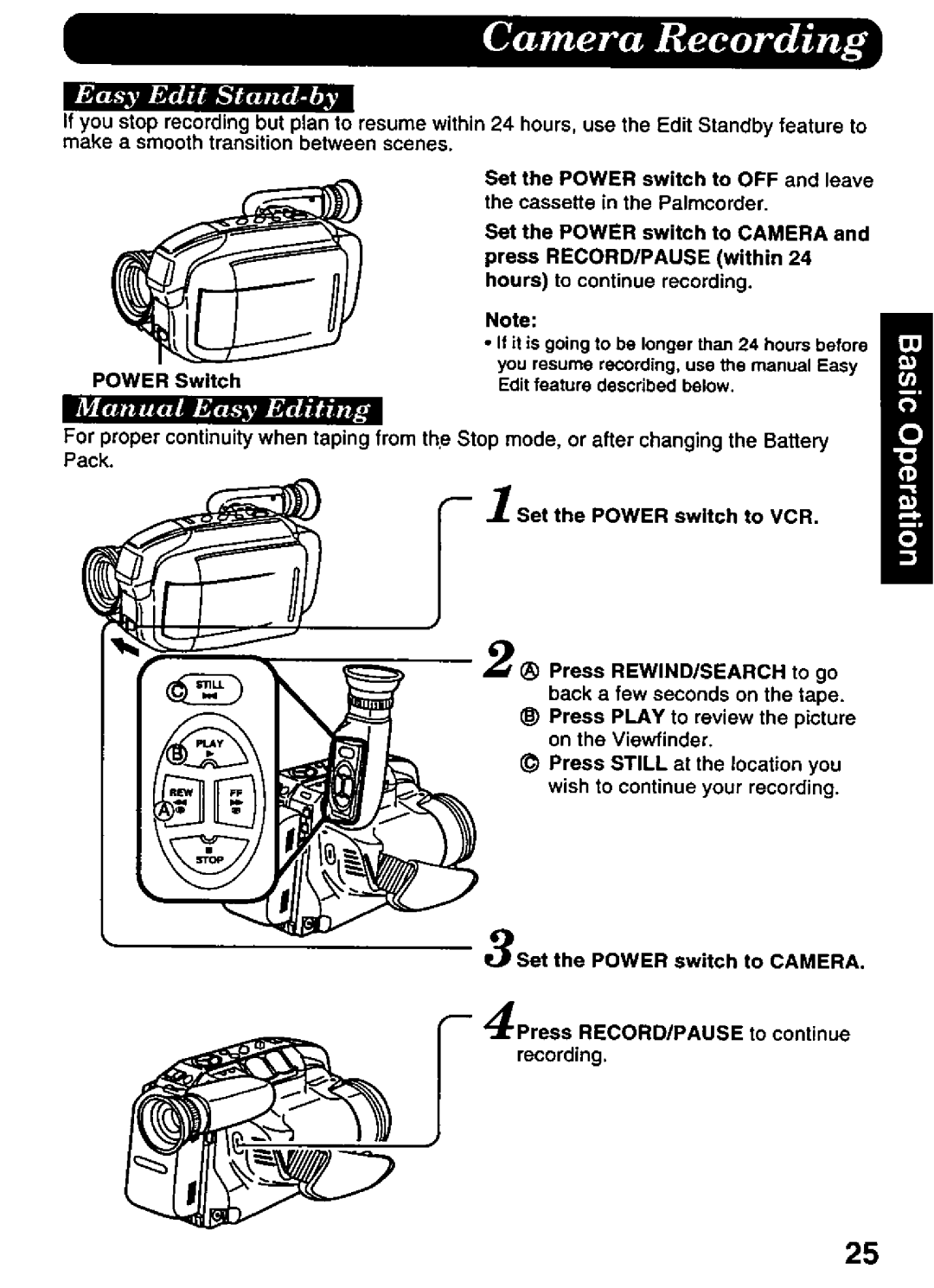 Panasonic PV-L606 manual 