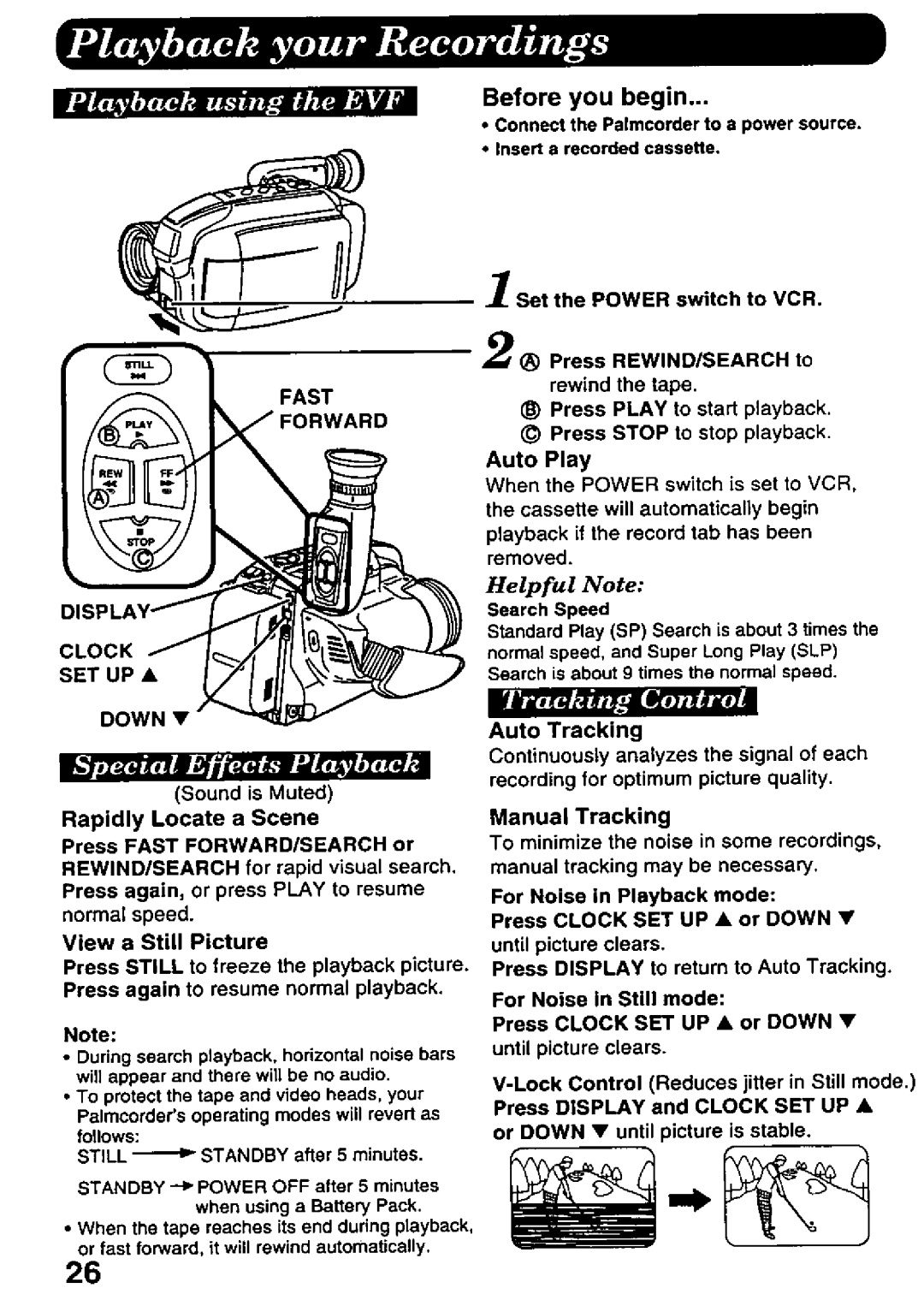 Panasonic PV-L606 manual 