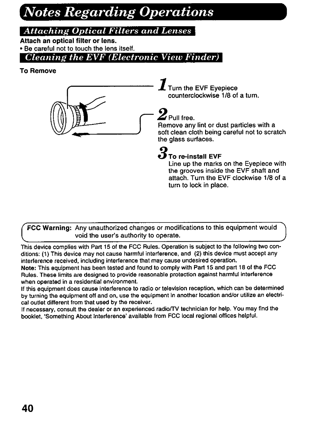 Panasonic PV-L606 manual 