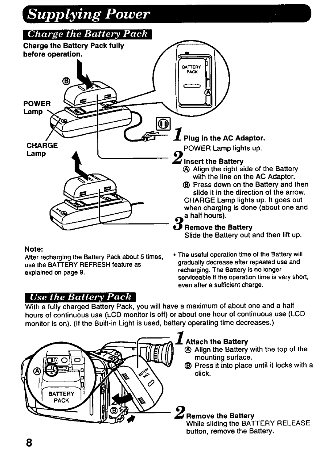 Panasonic PV-L606 manual 