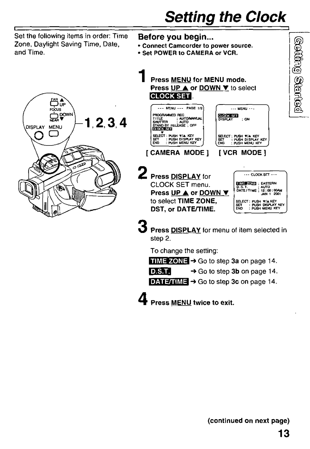 Panasonic PV-L51, PV-L61 manual 