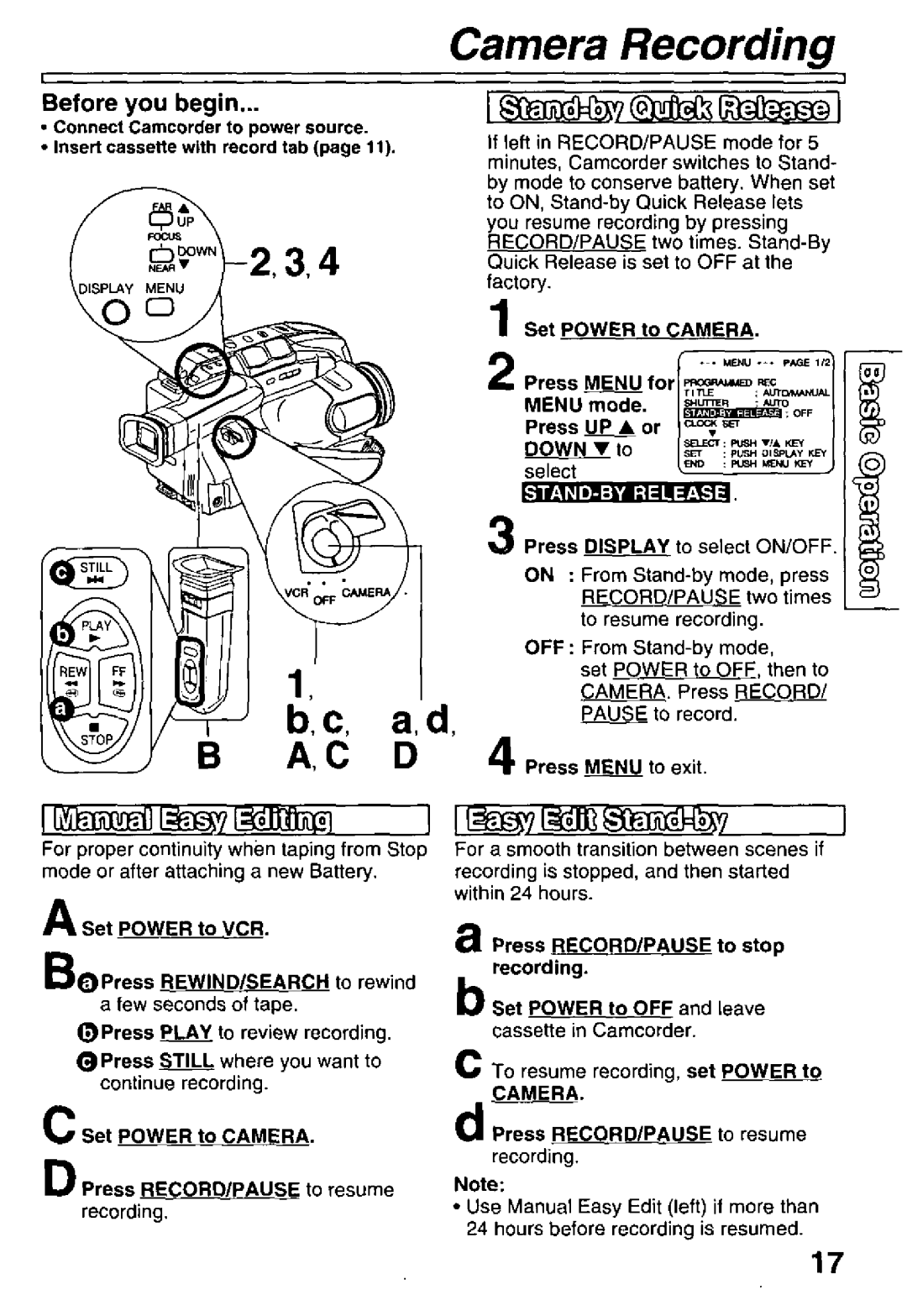 Panasonic PV-L51, PV-L61 manual 