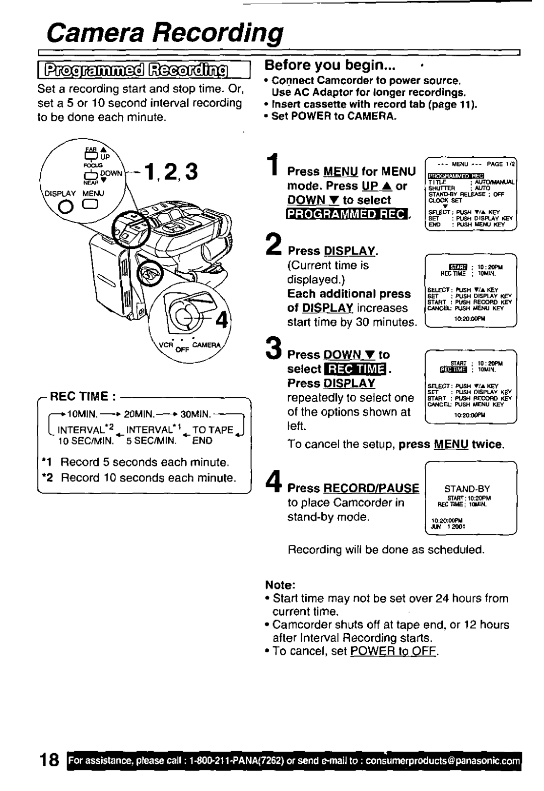 Panasonic PV-L61, PV-L51 manual 