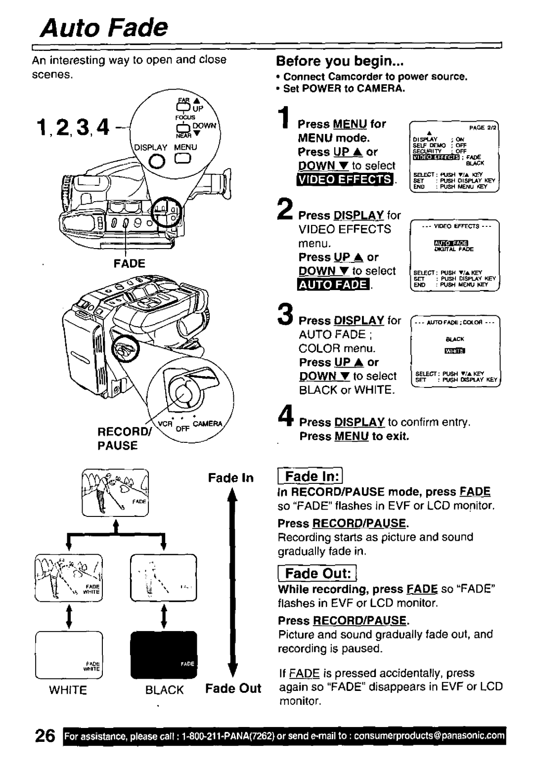 Panasonic PV-L61, PV-L51 manual 