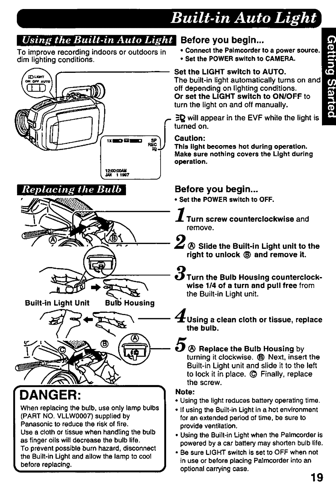 Panasonic PV-L647 manual 