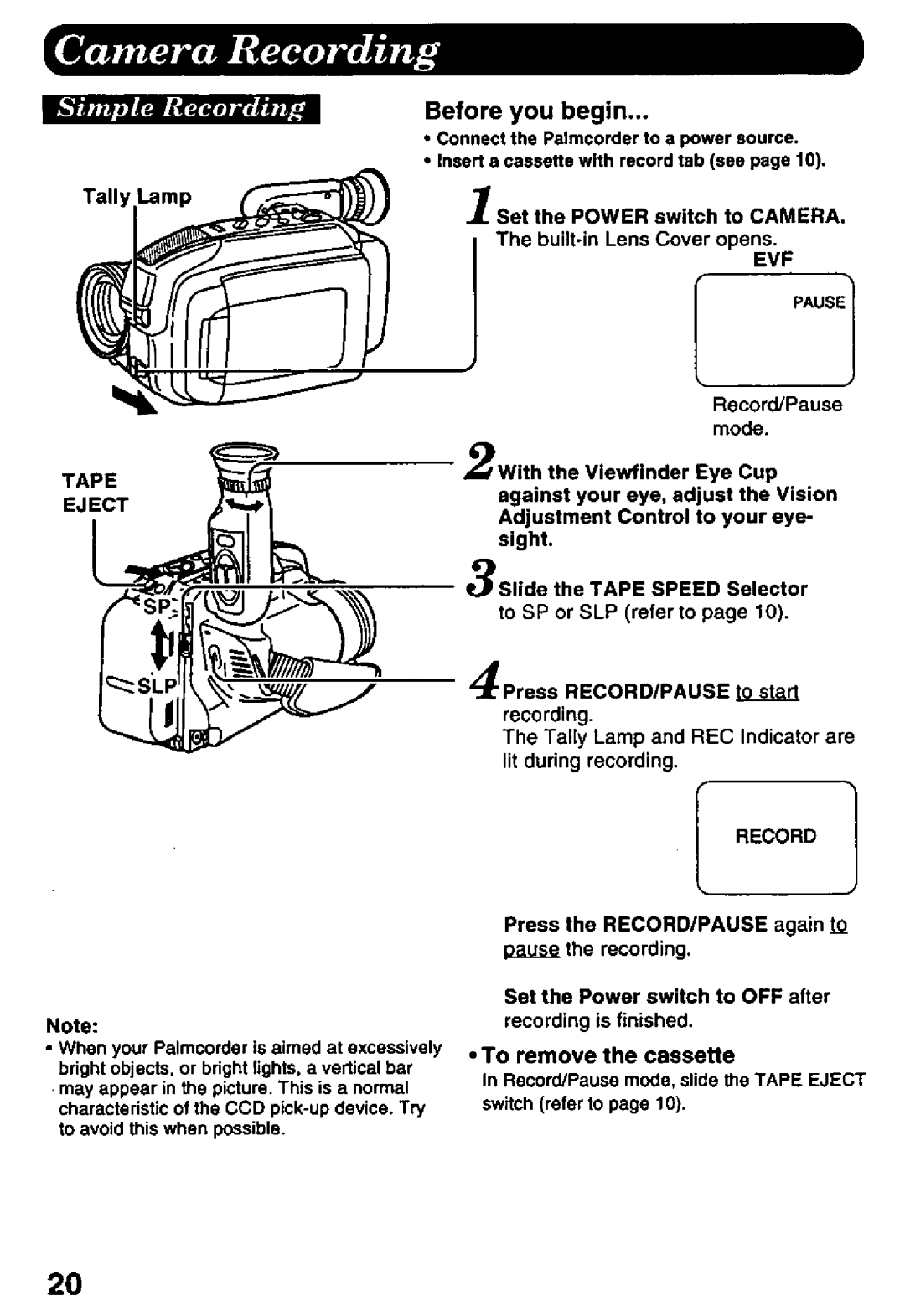 Panasonic PV-L647 manual 