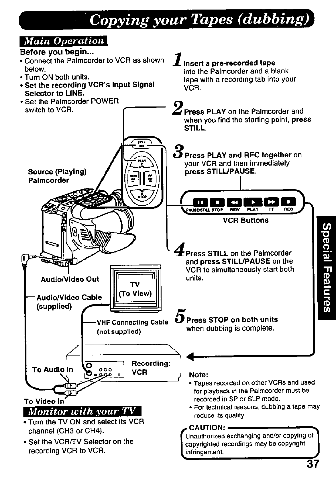 Panasonic PV-L647 manual 