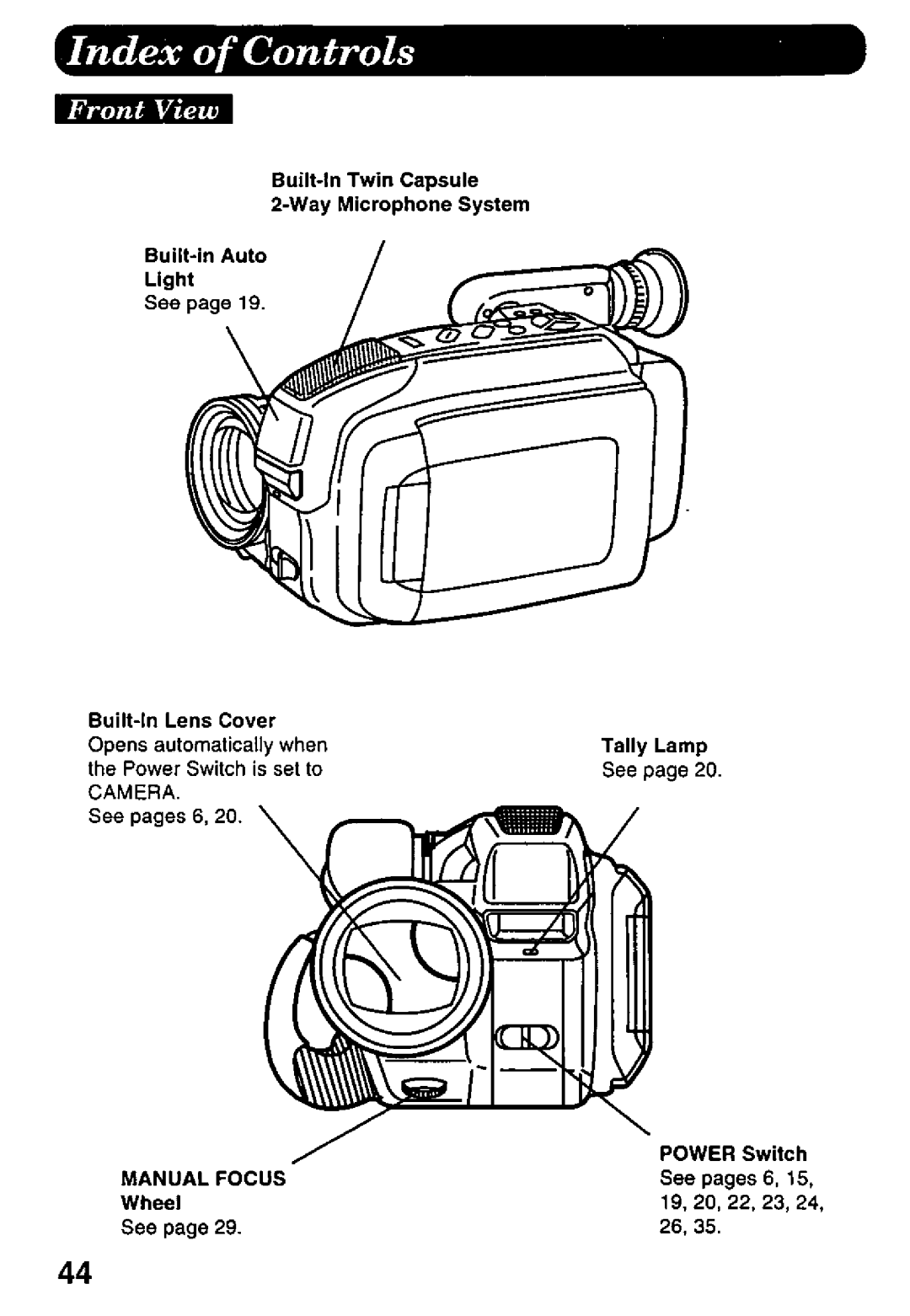 Panasonic PV-L647 manual 