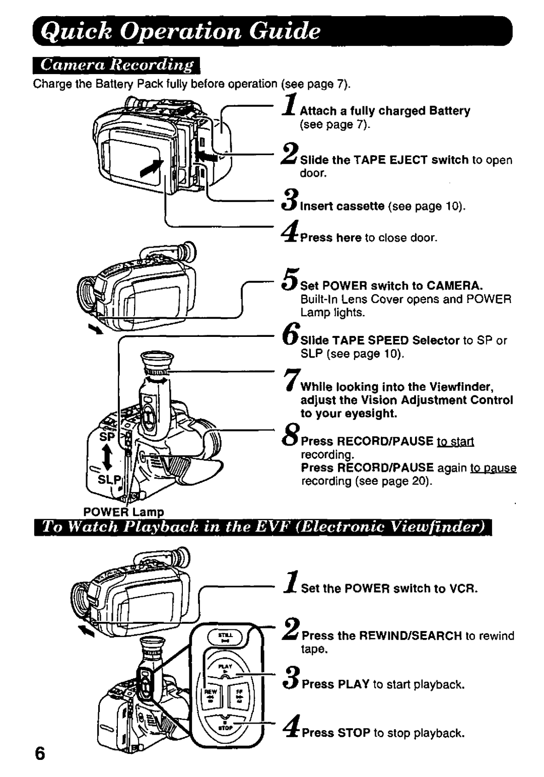 Panasonic PV-L647 manual 