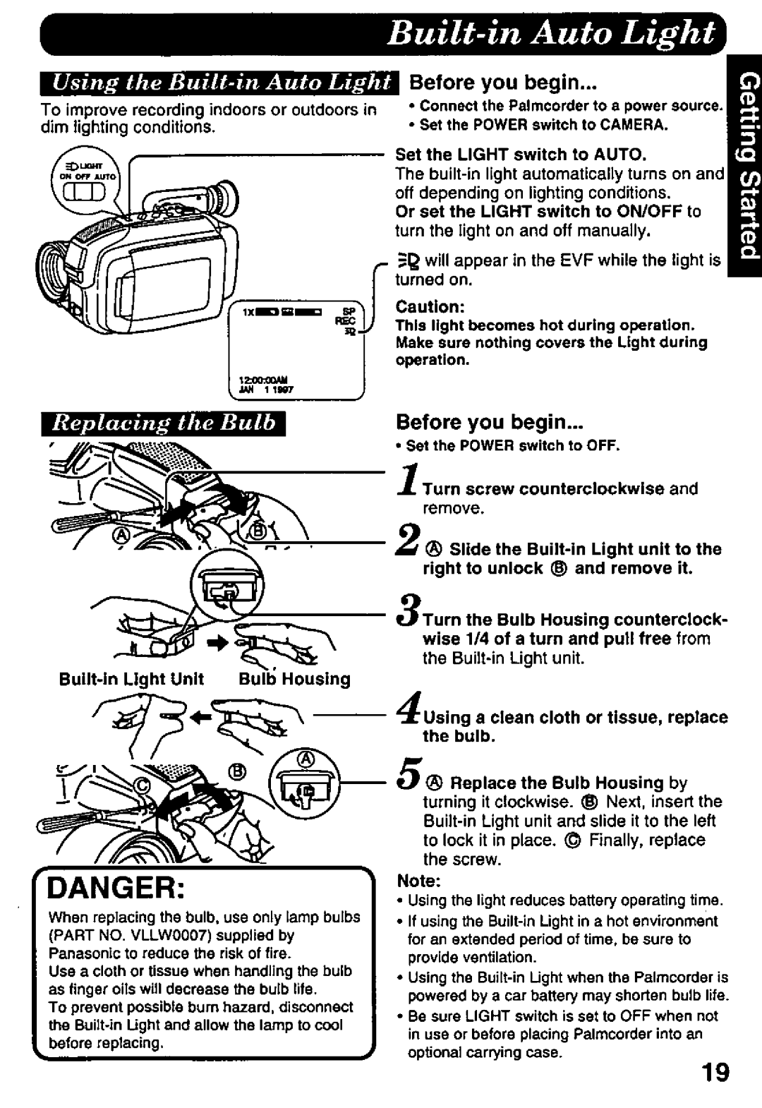 Panasonic PV-L657 manual 