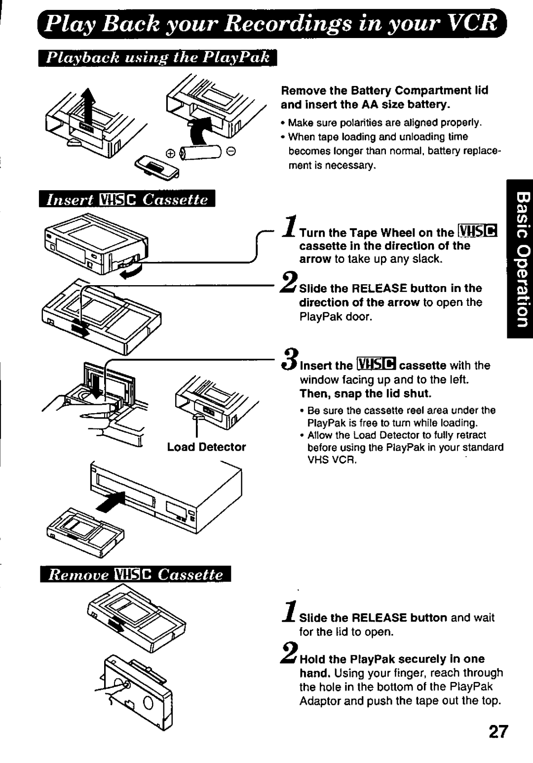 Panasonic PV-L657 manual 