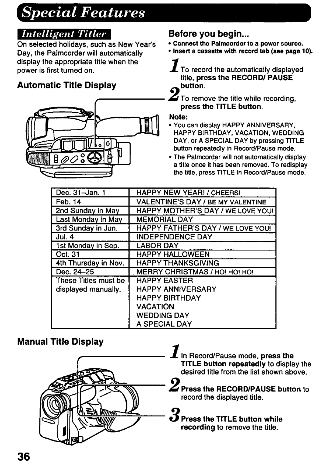 Panasonic PV-L657 manual 