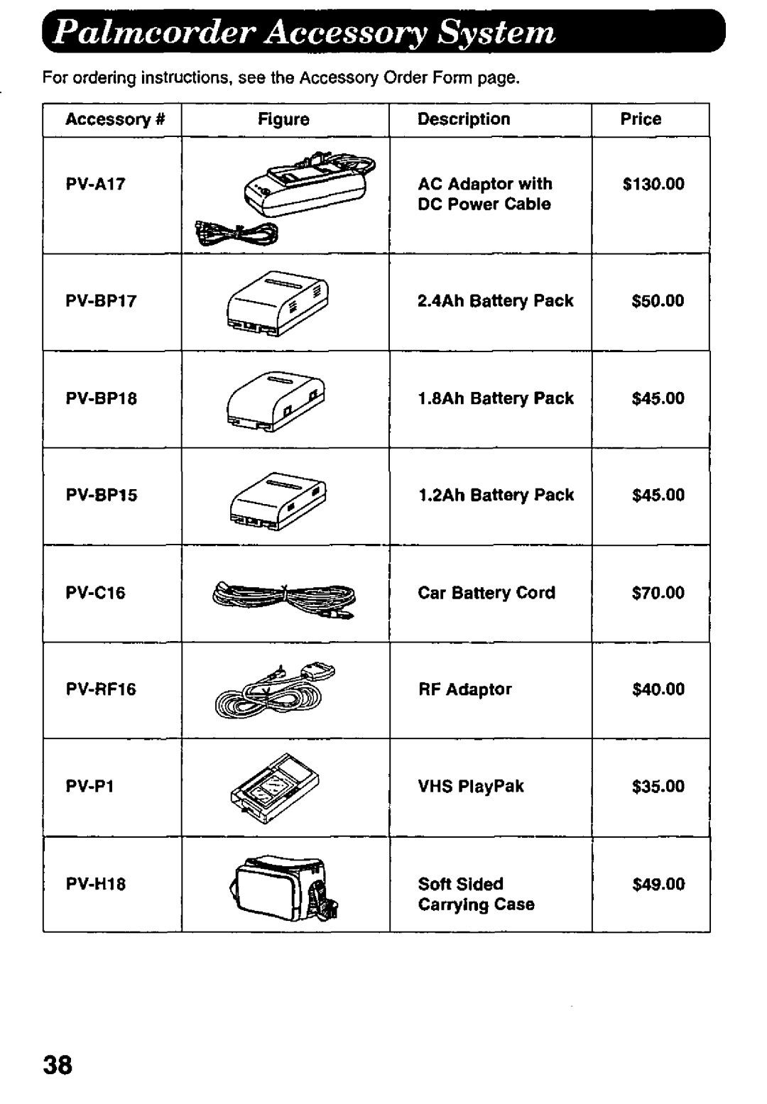 Panasonic PV-L657 manual 