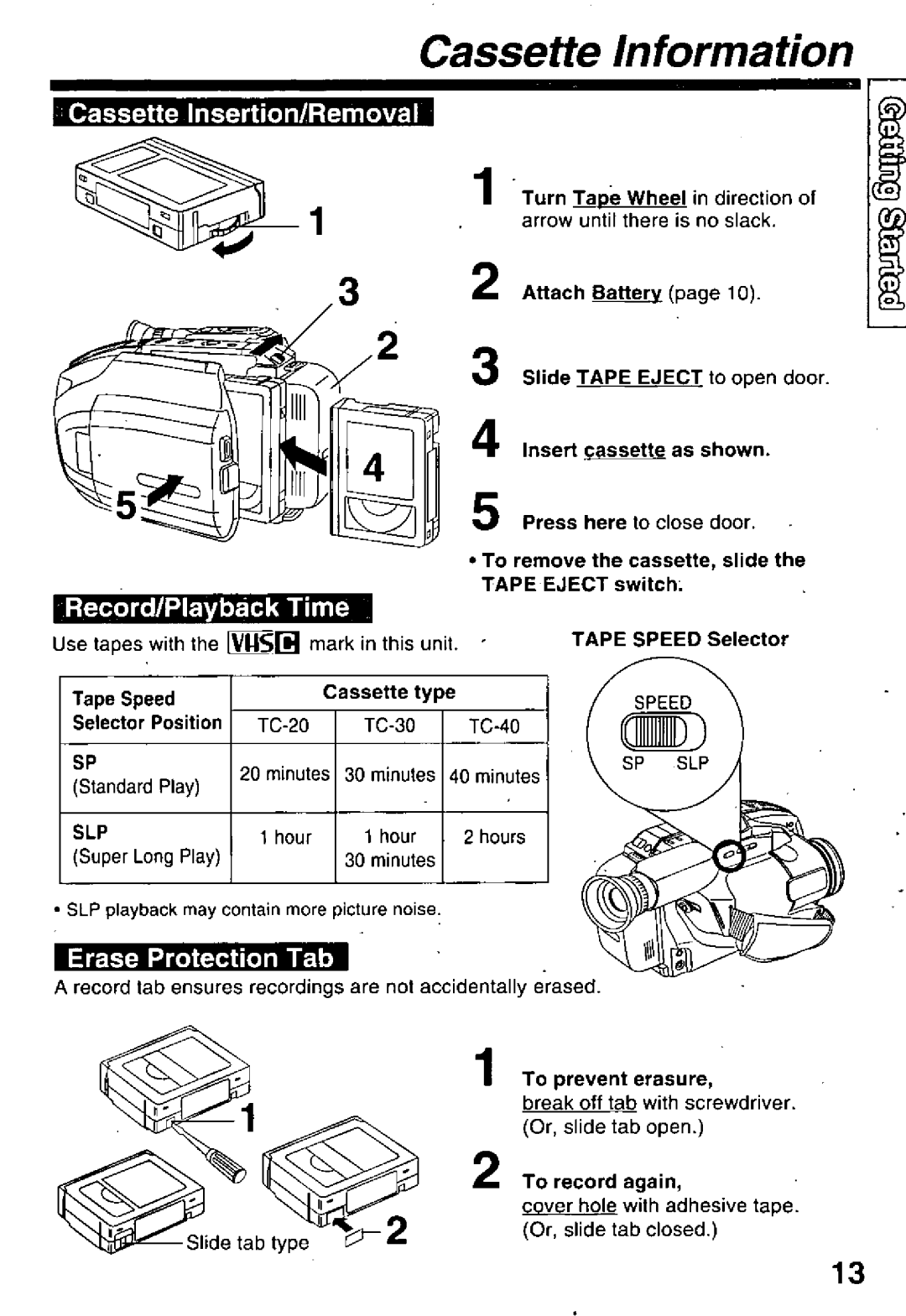 Panasonic PV-L659 manual 