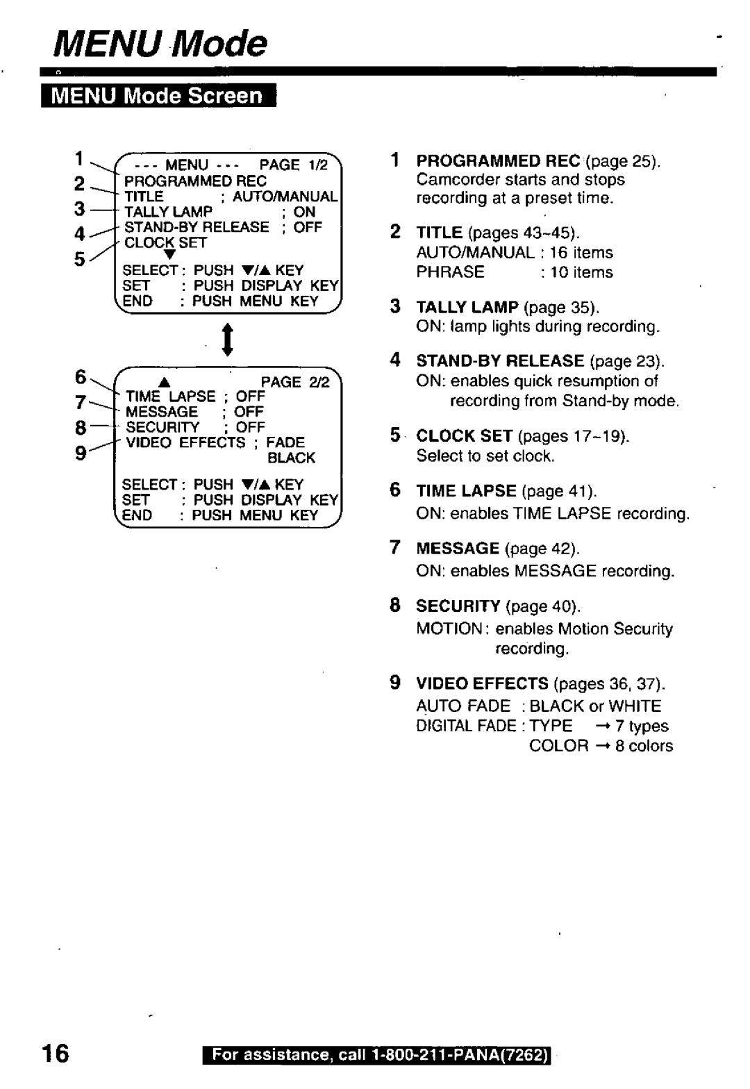 Panasonic PV-L659 manual 