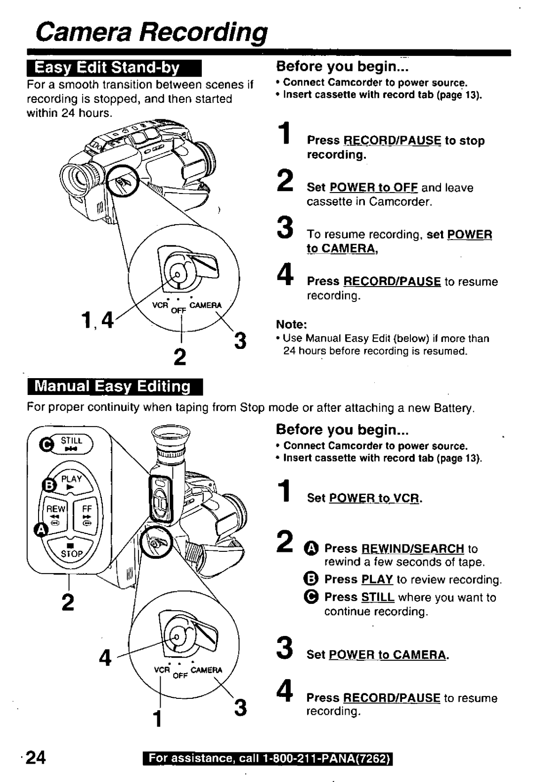 Panasonic PV-L659 manual 