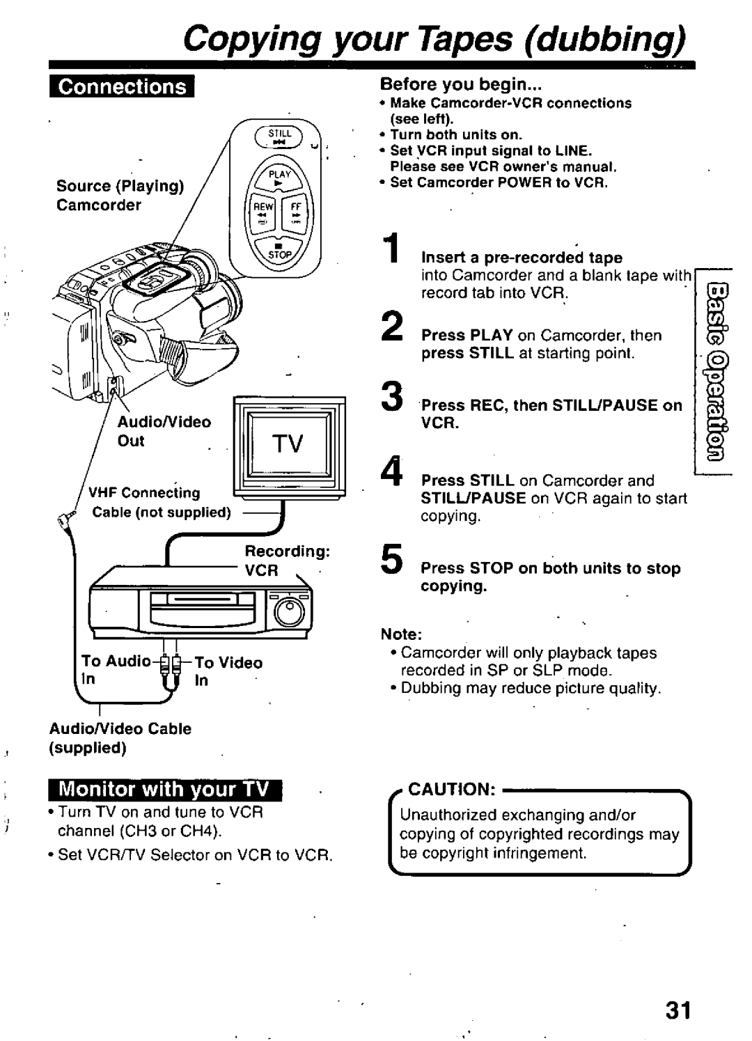 Panasonic PV-L659 manual 