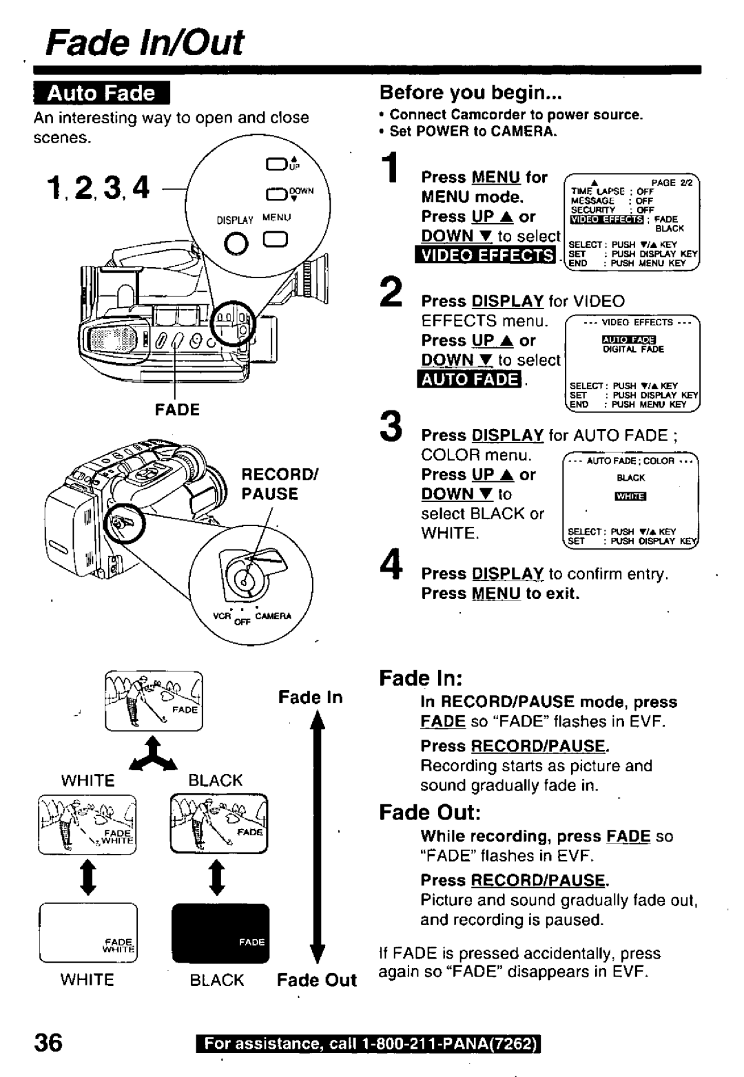 Panasonic PV-L659 manual 