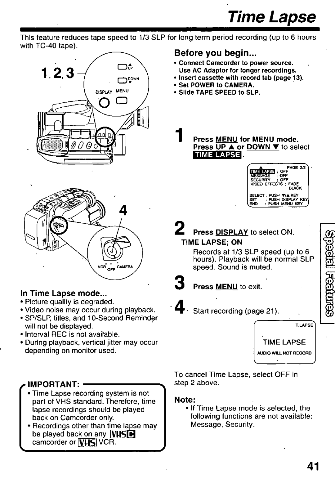 Panasonic PV-L659 manual 