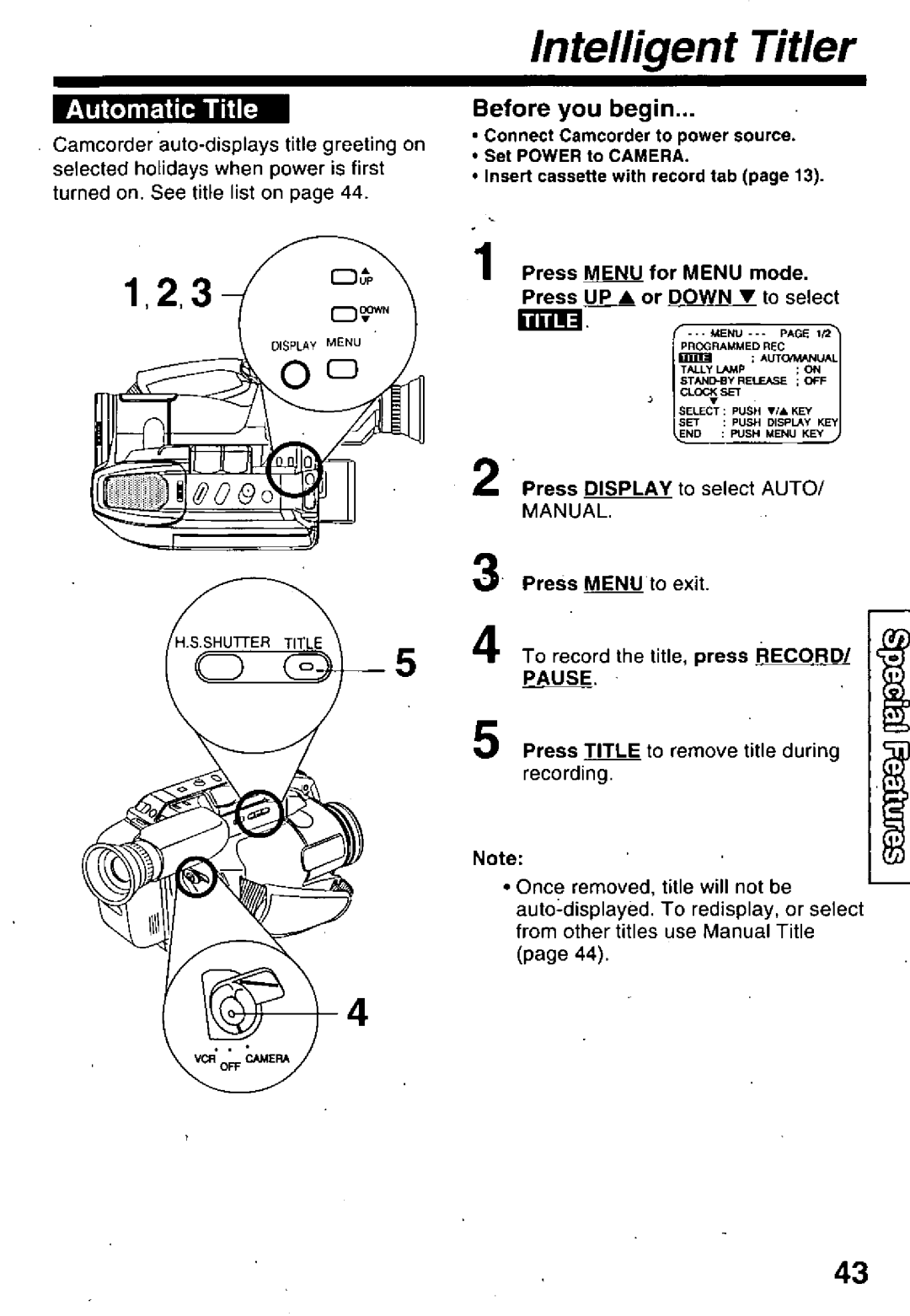 Panasonic PV-L659 manual 