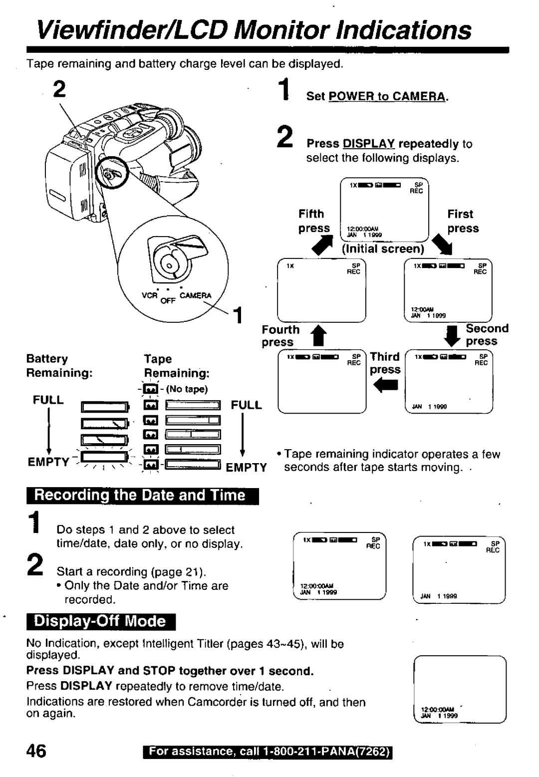 Panasonic PV-L659 manual 