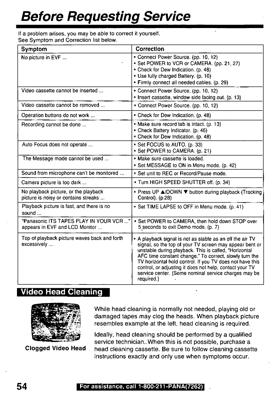 Panasonic PV-L659 manual 