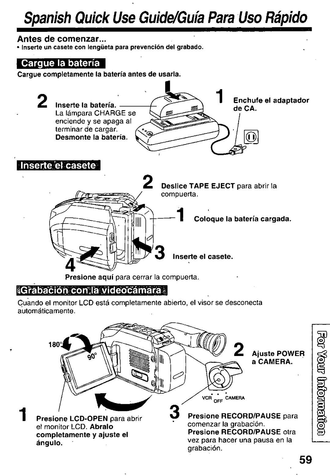 Panasonic PV-L659 manual 