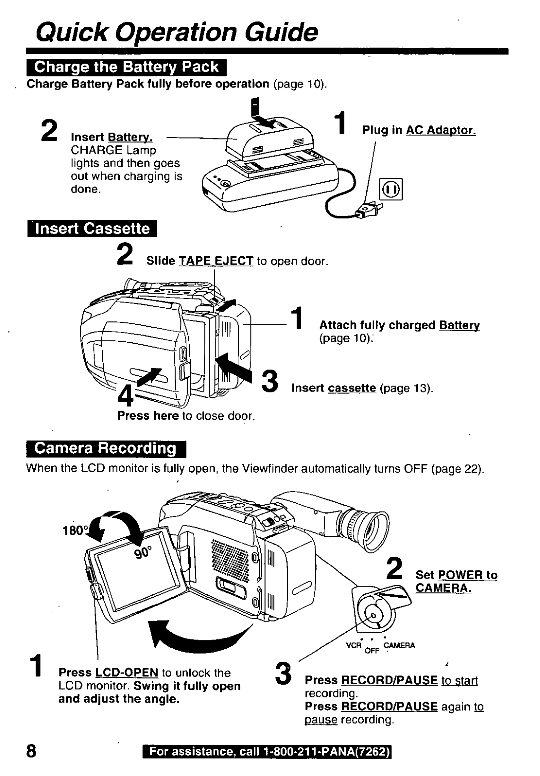 Panasonic PV-L659 manual 