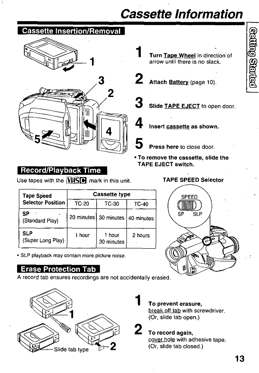 Panasonic PV-L679 manual 