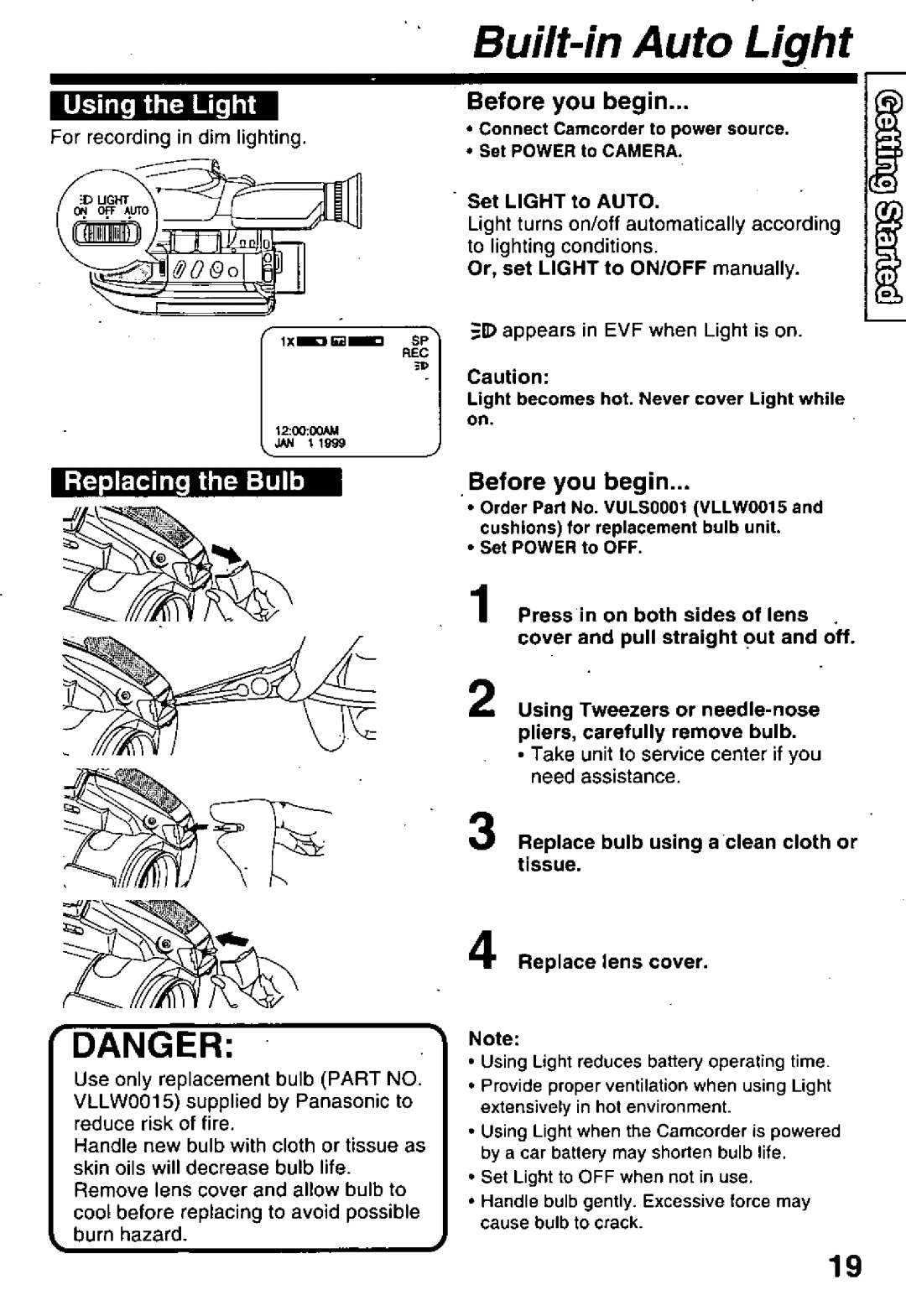 Panasonic PV-L679 manual 