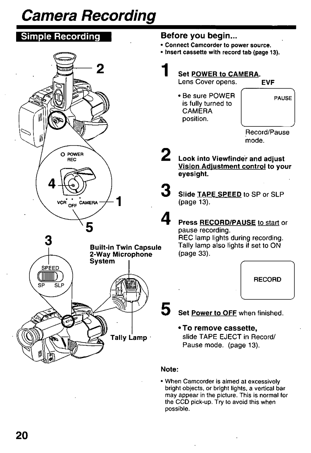 Panasonic PV-L679 manual 