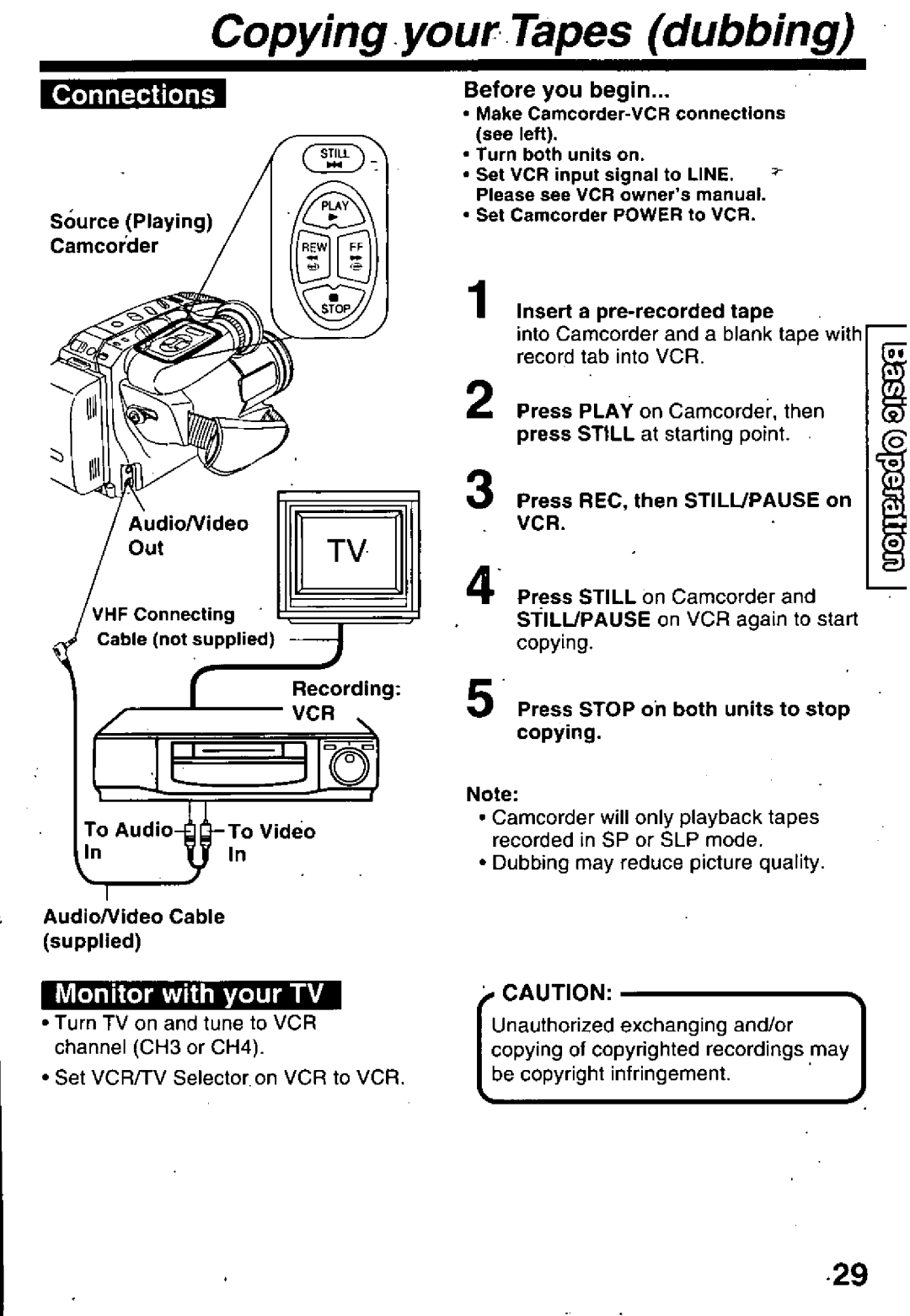 Panasonic PV-L679 manual 