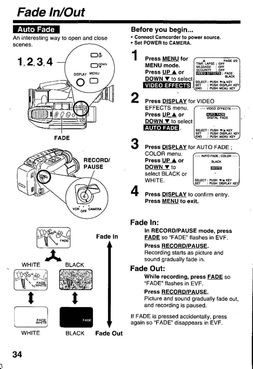 Panasonic PV-L679 manual 