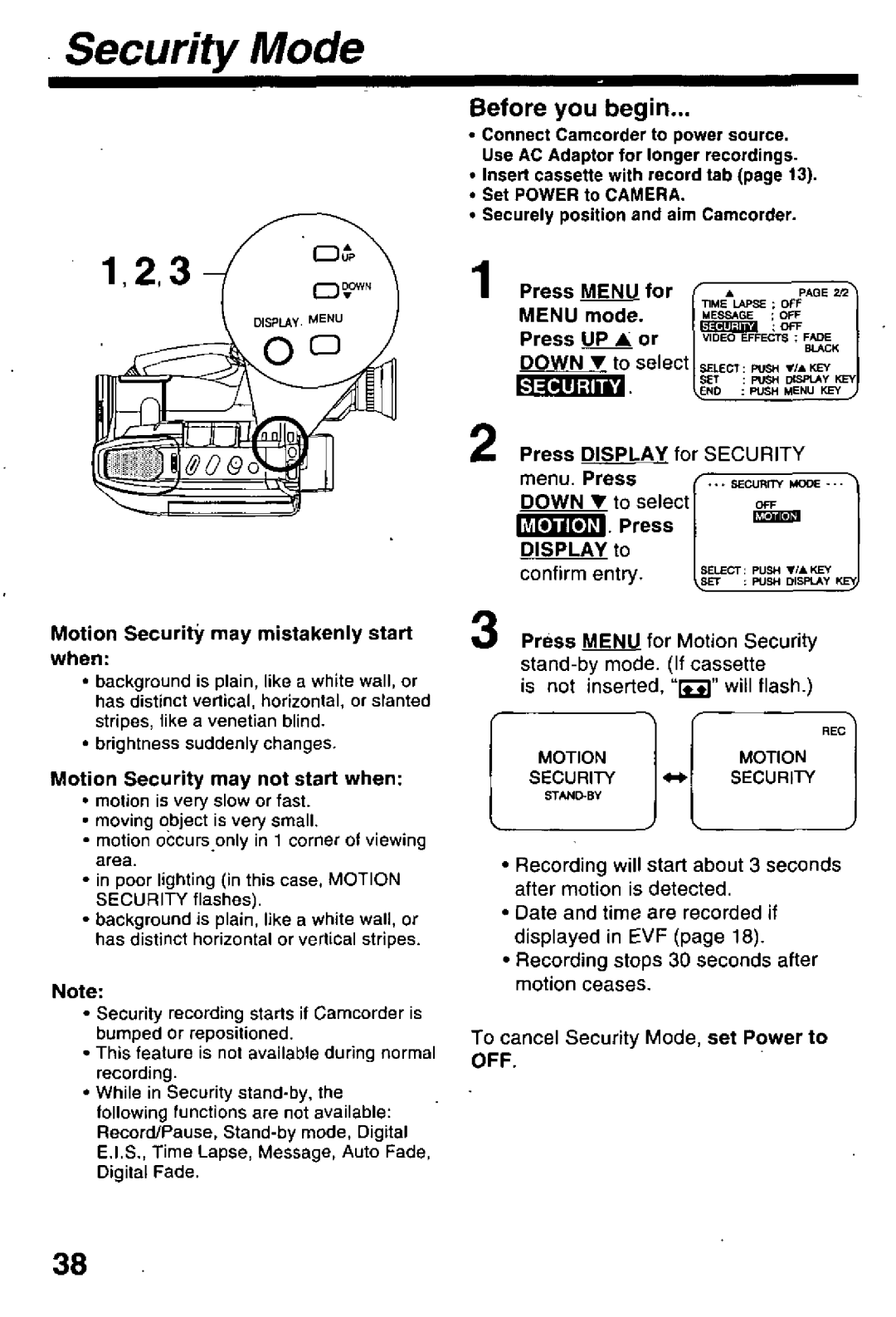 Panasonic PV-L679 manual 