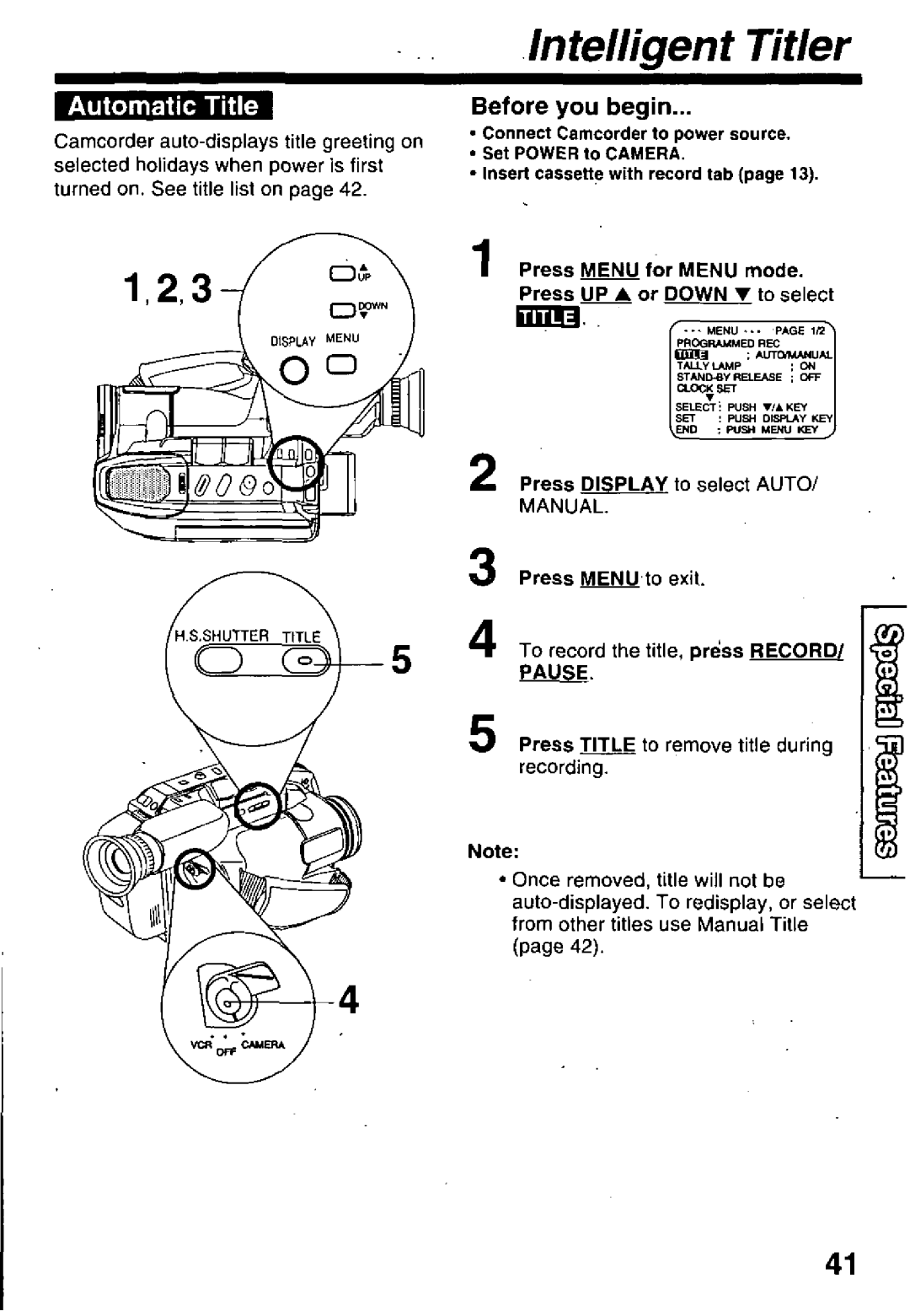 Panasonic PV-L679 manual 