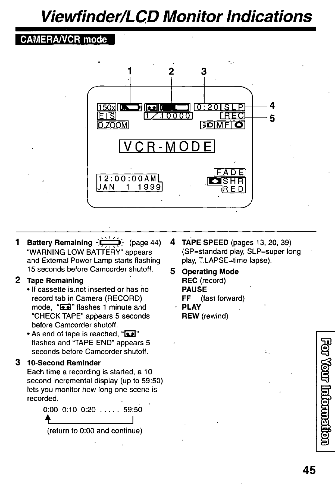 Panasonic PV-L679 manual 