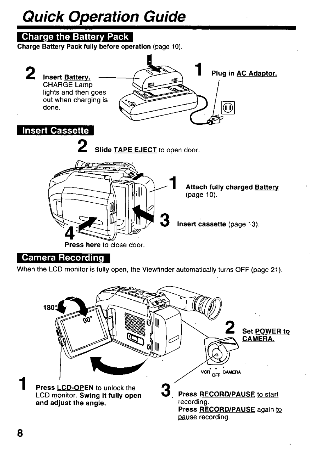 Panasonic PV-L679 manual 