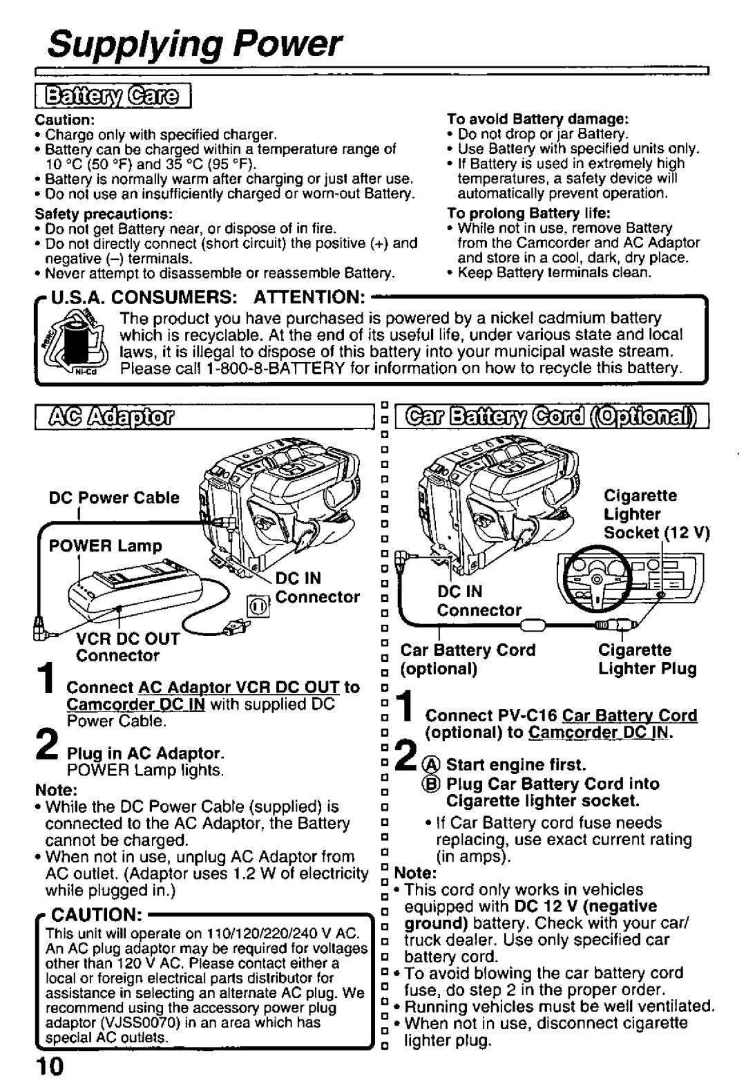 Panasonic PV-L681, PV-L581 manual 