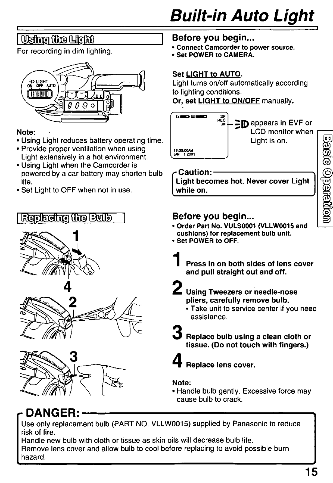 Panasonic PV-L581, PV-L681 manual 