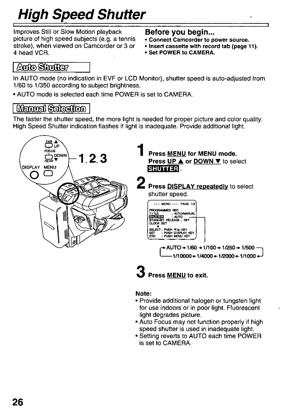 Panasonic PV-L681, PV-L581 manual 