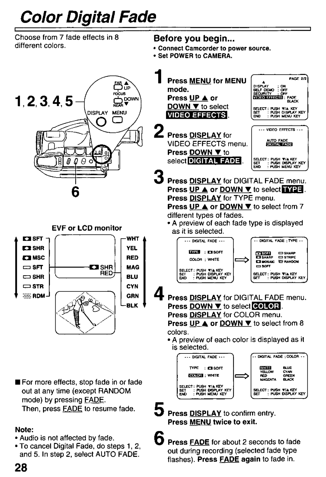 Panasonic PV-L681, PV-L581 manual 