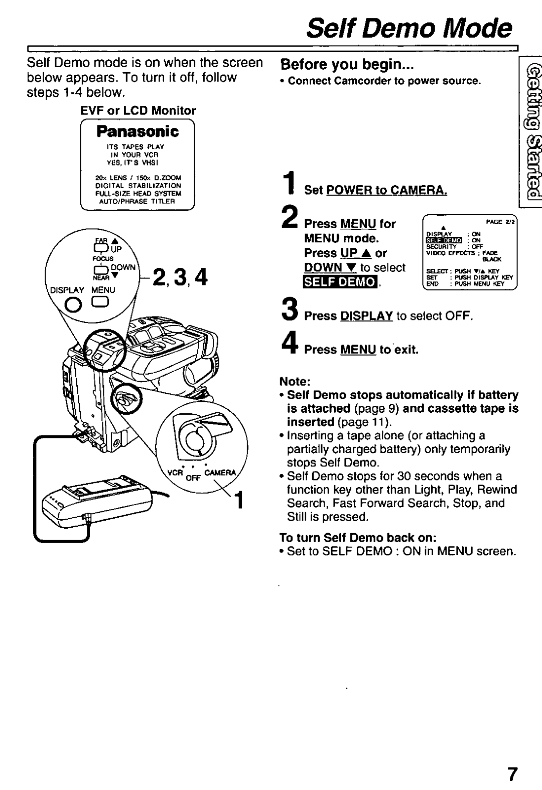 Panasonic PV-L581, PV-L681 manual 