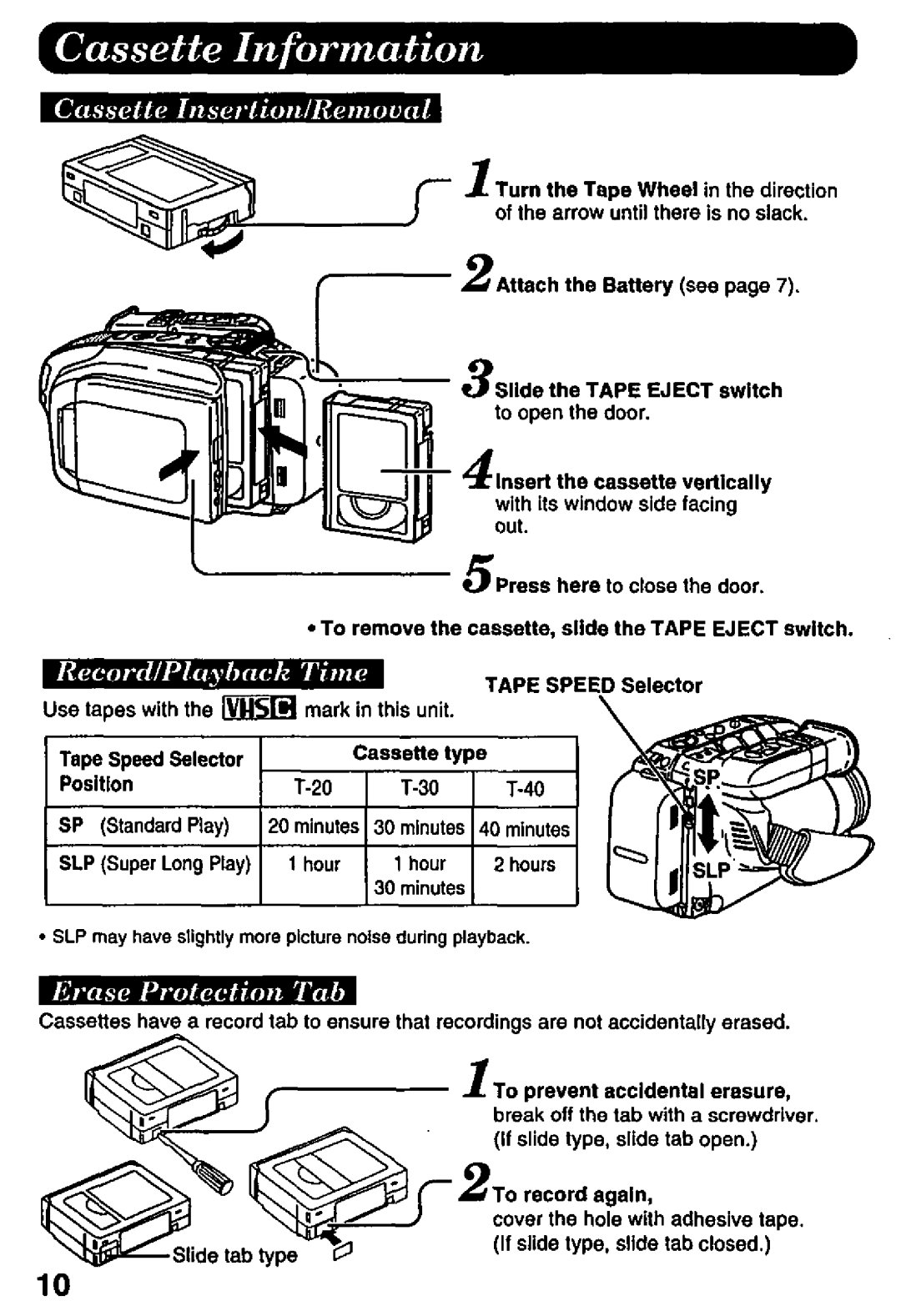 Panasonic PV-L757 manual 