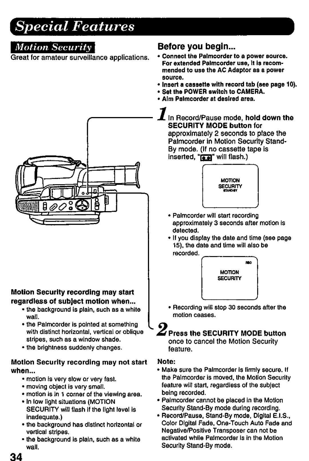 Panasonic PV-L757 manual 