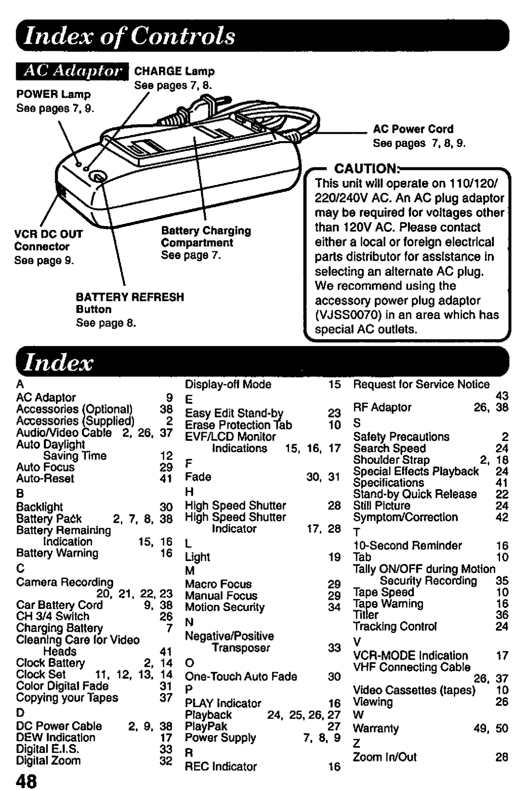 Panasonic PV-L757 manual 