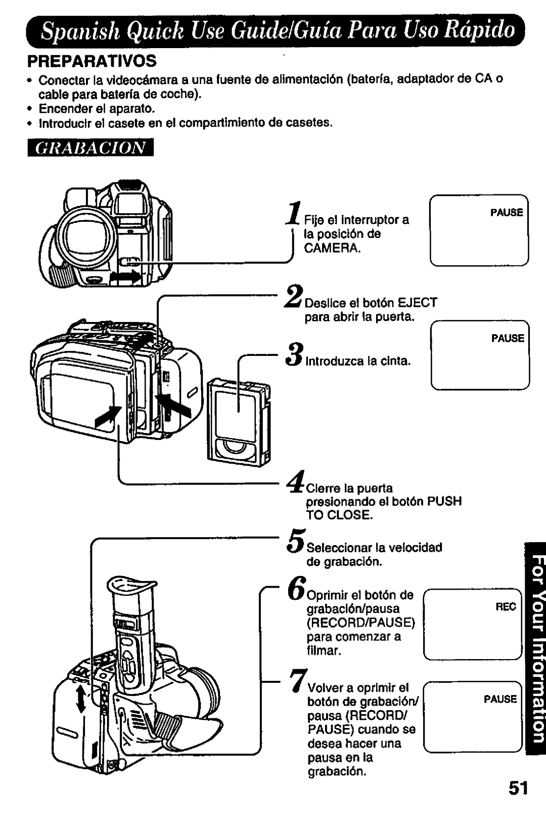 Panasonic PV-L757 manual 