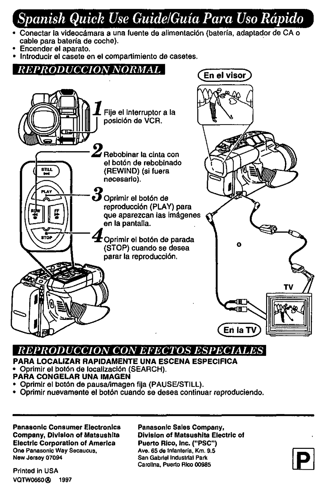 Panasonic PV-L757 manual 