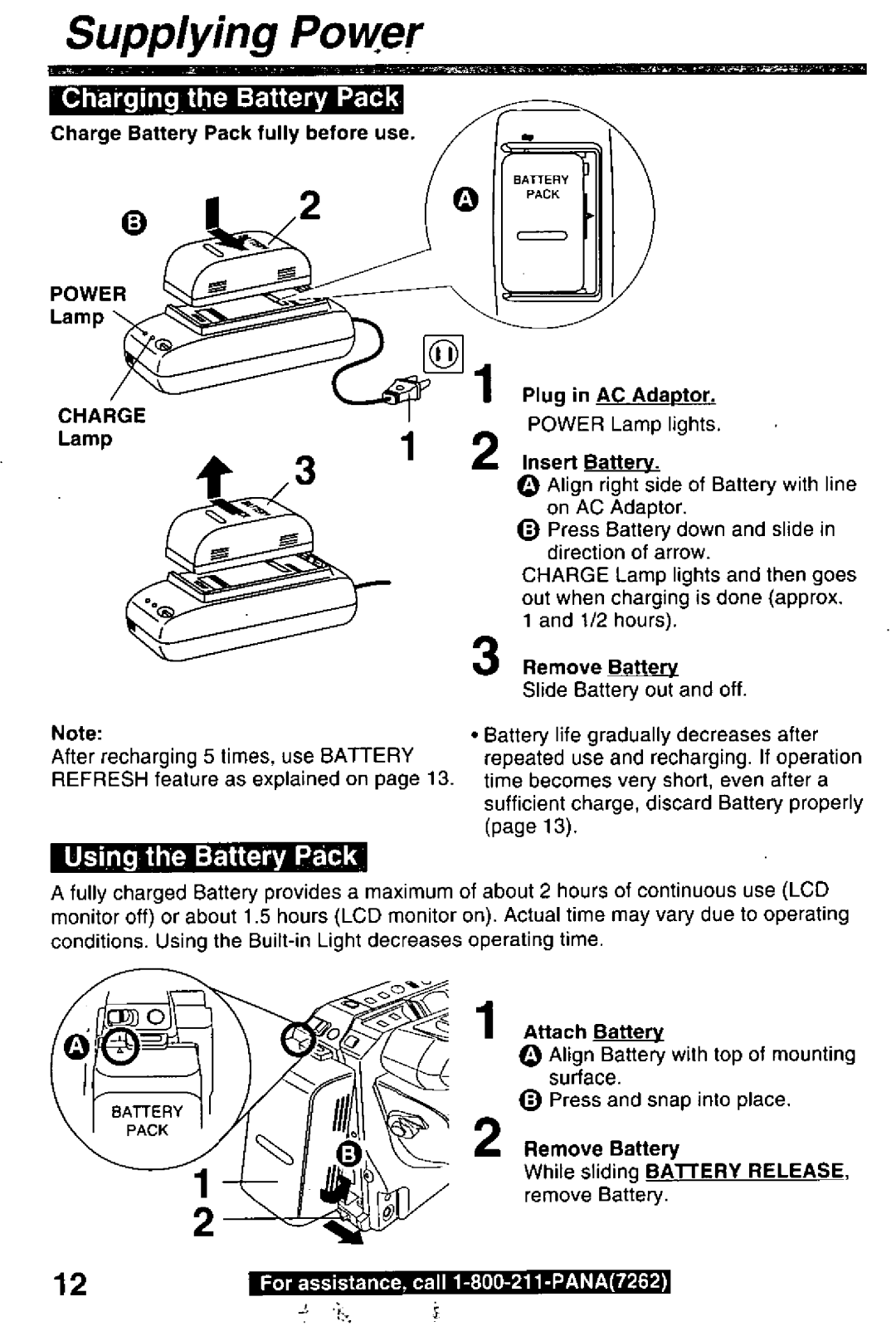 Panasonic PV-L780 manual 