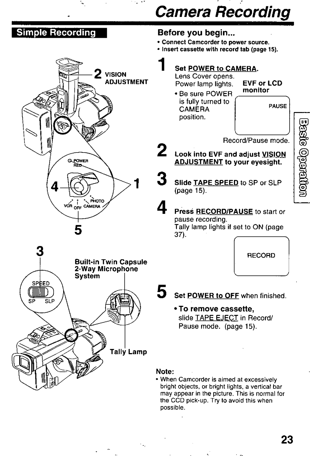 Panasonic PV-L780 manual 